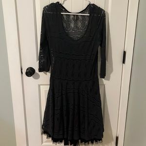 Black and gray lace vintage 90s goth address